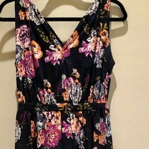 Long flower dress